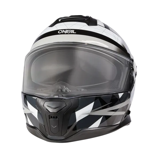 Каска O'NEAL CHALLENGER EXO BLACK/GRAY/WHITE V.24 с Bluetooth съвместимост и оптимизирана вентилация