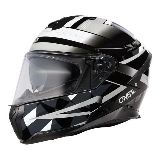 Каска O'NEAL CHALLENGER EXO BLACK/GRAY/WHITE V.24 с Bluetooth съвместимост и оптимизирана вентилация