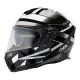 Каска O'NEAL CHALLENGER EXO BLACK/GRAY/WHITE V.24 с Bluetooth съвместимост и оптимизирана вентилация