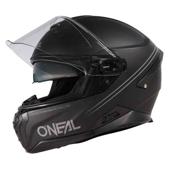 Каска O'NEAL CHALLENGER SOLID BLACK V.24 – минималистичен дизайн и висока защита