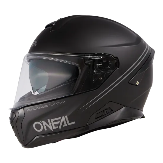Каска O'NEAL CHALLENGER SOLID BLACK V.24 – минималистичен дизайн и висока защита