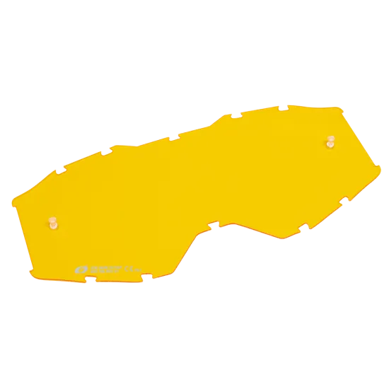 Плака за очила ONEAL B-10 V.24- YELLOW - Мотокрос очила от марка ONeal