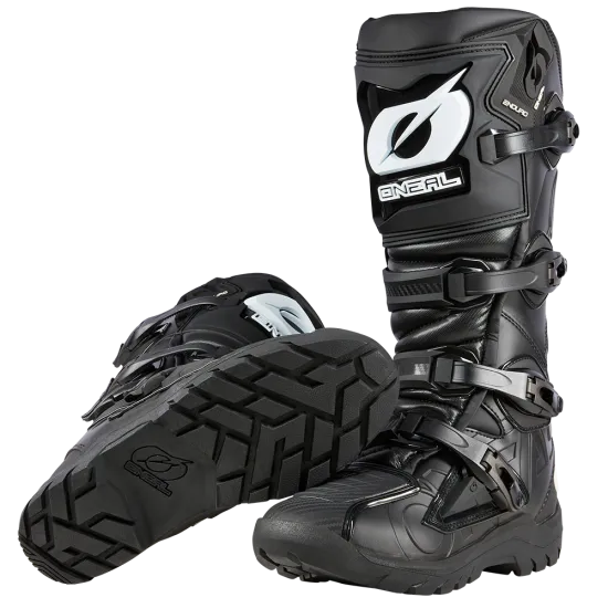 Мотокрос ботуши O'NEAL RMX ENDURO BLACK – черни ботуши за ендуро с отлична защита и комфорт