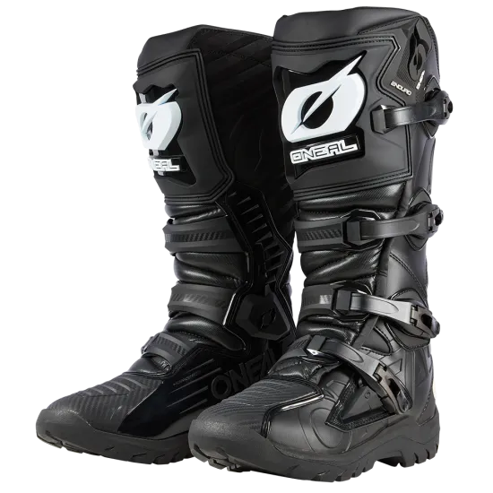 Мотокрос ботуши O'NEAL RMX ENDURO BLACK – черни ботуши за ендуро с отлична защита и комфорт