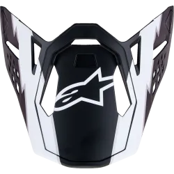 Козирка за мотокрос каска ALPINESTARS Supertech M10 BLACK/WHT