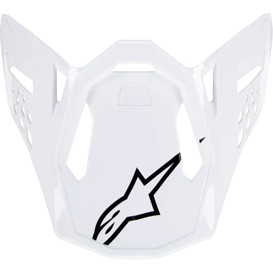 Козирка за мотокрос каска ALPINESTARS Supertech M10 WHT - Мотокрос аксесоари от марка Alpinestars