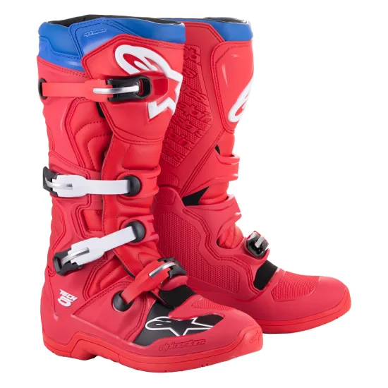 Мотокрос ботуши ALPINESTARS TECH 5 RED/BLUE - Мотокрос ботуши от марка Alpinestars