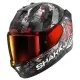 SHARK SKWAL i3 HELLCAT BLACK/GREY/RED - каска с LED стоп светлини