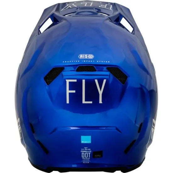 Мотокрос каска FLY RACING Formula CC Centrum - Metallic Blue/Light Grey