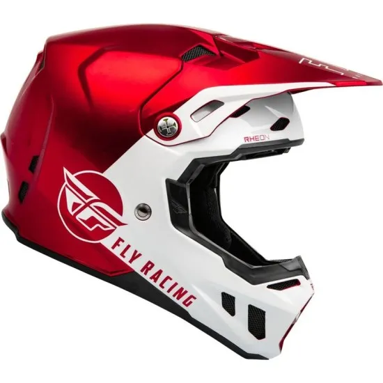 Мотокрос каска FLY RACING Formula CC Centrum - Metallic Red/White