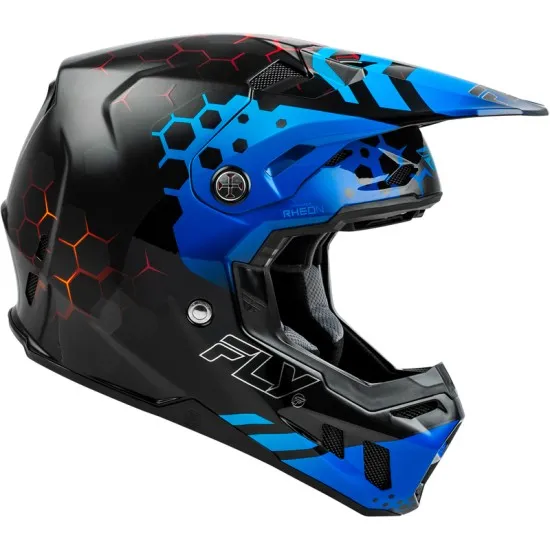 Мотокрос каска FLY RACING Formula CC Tektonic - Black/Blue/Red - Мотокрос каски от марка Fly Racing