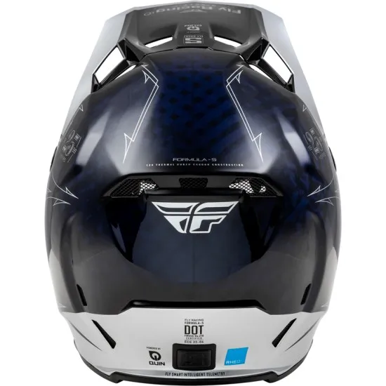 Мотокрос каска FLY RACING Formula Smart Carbon Legacy-Blue/Silver - Мотокрос каски от марка Fly Racing