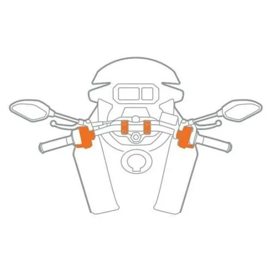 Черна метална система за монтаж OPTILINE Titan M6 Pro с гумирана топка, регулируеми шарнири и M6 винтово свързване