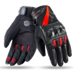 Текстилни ръкавици 70 DEGREES SUMMER NAKED BLACK/RED