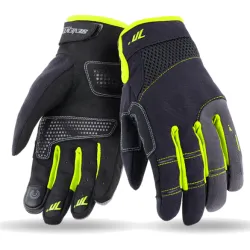 Текстилни ръкавици 70 DEGREES SUMMER URBAN BLACK/FLUO YELLOW