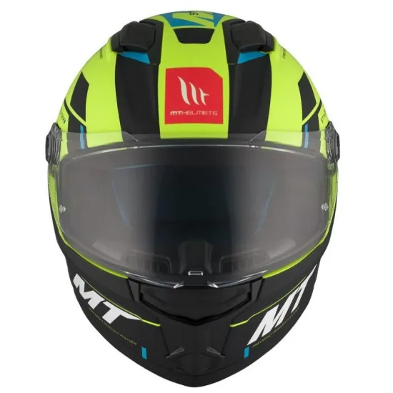 Каска MT STINGER 2 ZIVZE C3 MATT FLUO YELLOW с висока устойчивост и флуоресцентен жълт дизайн