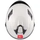 Каска MT TARGO S SOLID A0 GLOSS PEARL WHITE с антискрач визьор и хипоалергенна вътрешност