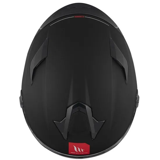 Каска MT TARGO S SOLID A1 MATT BLACK с Pinlock съвместим визьор