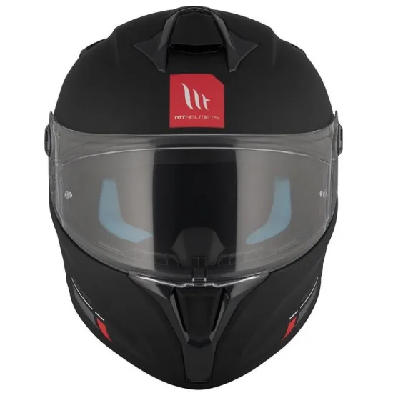 Каска MT TARGO S SOLID A1 MATT BLACK с Pinlock съвместим визьор