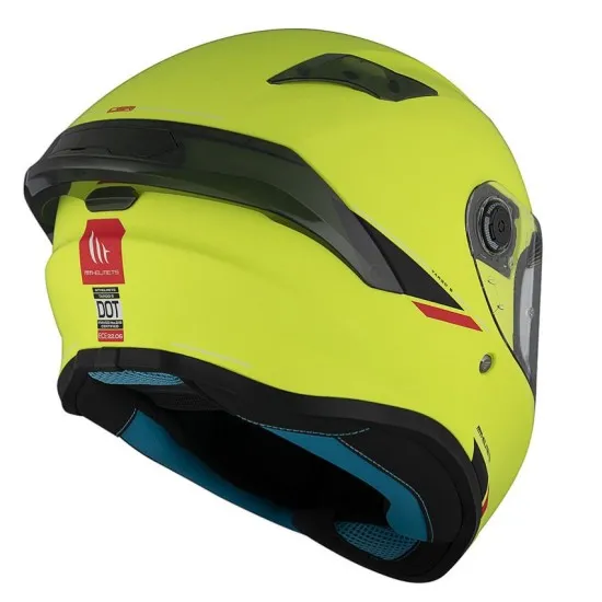 Каска MT TARGO S SOLID A3 MATT YELLOW – надеждна и стилна мото каска