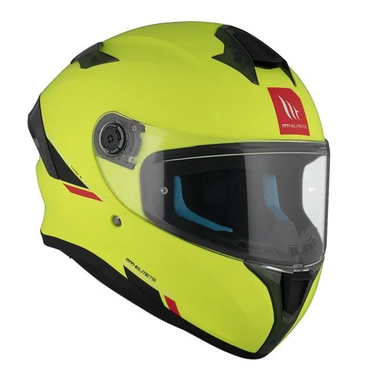 Каска MT TARGO S SOLID A3 MATT YELLOW – надеждна и стилна мото каска