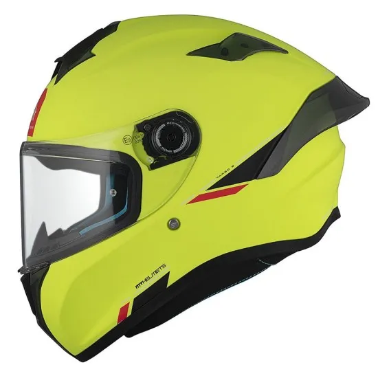 Каска MT TARGO S SOLID A3 MATT YELLOW – надеждна и стилна мото каска