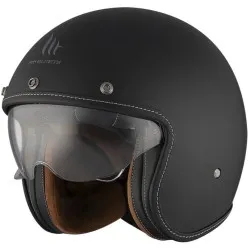 Каска за скутер MT LE MANS 2 S SV SOLID A1 MATT BLACK