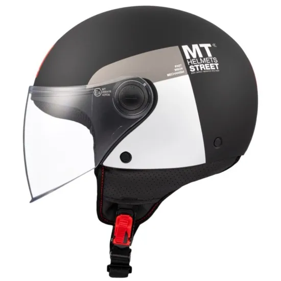 КАСКА ЗА СКУТЕР MT STREET S INBOARD D2 MATT - Каски за скутер от марка MT