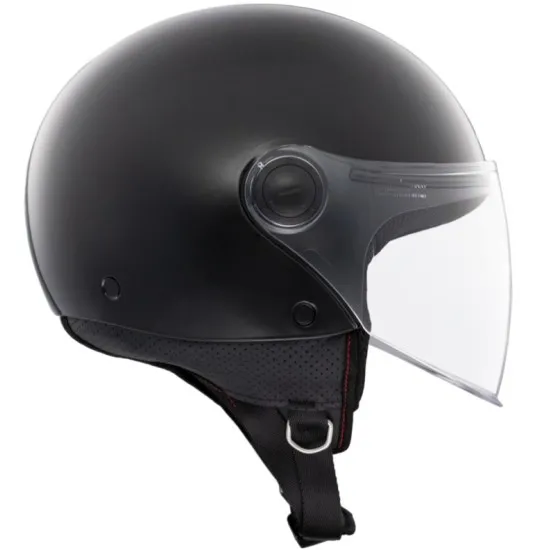 КАСКА ЗА СКУТЕР MT STREET S SOLID A1 GLOSS BLACK - Каски за скутер от марка MT
