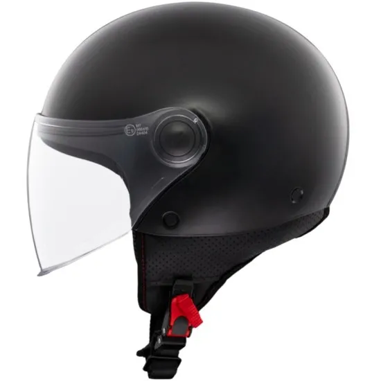 КАСКА ЗА СКУТЕР MT STREET S SOLID A1 GLOSS BLACK - Каски за скутер от марка MT