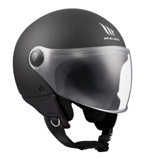 КАСКА ЗА СКУТЕР MT STREET S SOLID A1 MATT BLACK - Каски за скутер КАСКА ЗА СКУТЕР MT STREET S SOLID A1 MATT BLACK - Каски за скутер от марка MT
