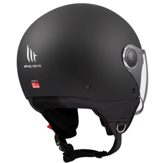 КАСКА ЗА СКУТЕР MT STREET S SOLID A1 MATT BLACK - Каски за скутер КАСКА ЗА СКУТЕР MT STREET S SOLID A1 MATT BLACK - Каски за скутер от марка MT