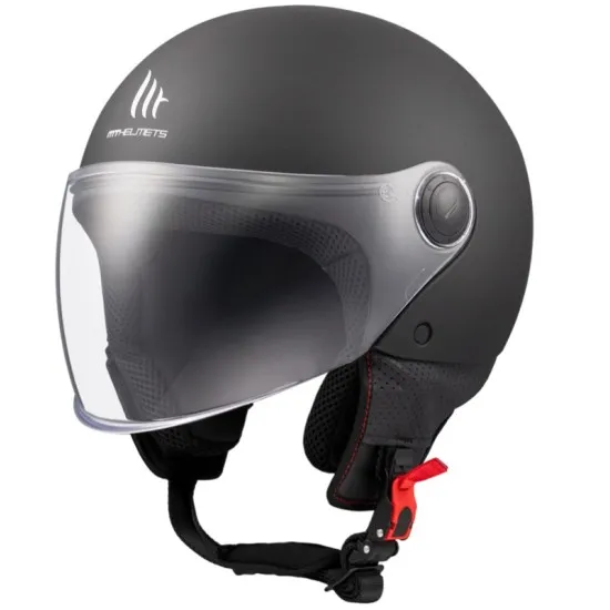 КАСКА ЗА СКУТЕР MT STREET S SOLID A1 MATT BLACK - Каски за скутер КАСКА ЗА СКУТЕР MT STREET S SOLID A1 MATT BLACK - Каски за скутер от марка MT