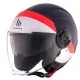 КАСКА ЗА СКУТЕР MT VIALE S SV 68 UNIT D7 MATT BLUE/WHITE/RED - Каски за скутер от марка MT
