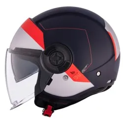 КАСКА ЗА СКУТЕР MT VIALE S SV 68 UNIT D7 MATT BLUE/WHITE/RED