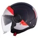 КАСКА ЗА СКУТЕР MT VIALE S SV 68 UNIT D7 MATT BLUE/WHITE/RED - Каски за скутер от марка MT