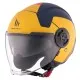 КАСКА ЗА СКУТЕР MT VIALE S SV BETA D3 MATT BLACK/YELLOW - Каски за скутер от марка MT