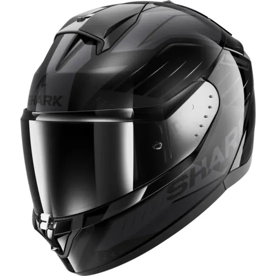 Каска SHARK RIDILL 2 BERSEK BLACK/GRAY - съвременен дизайн и безопасност
