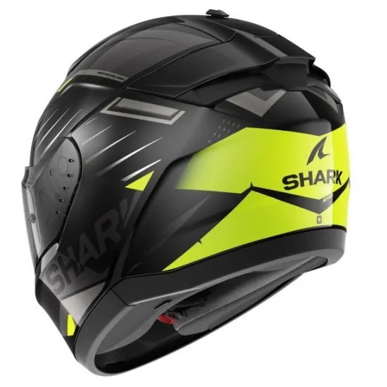 Каска SHARK RIDILL 2 BERSEK BLACK/GREY/YELLOW FLUO - модерна каска с висок клас защита