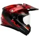 Ендуро каска FLY RACING Trekker Conceal-Red/Black – каска с двойна EPS защита и вентилационна система