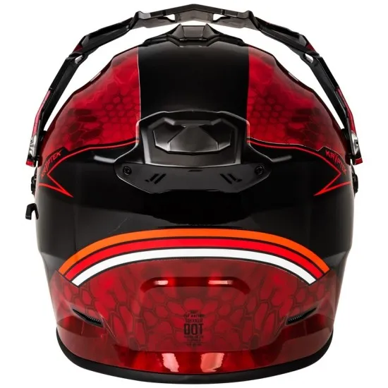 Ендуро каска FLY RACING Trekker Conceal-Red/Black – каска с двойна EPS защита и вентилационна система