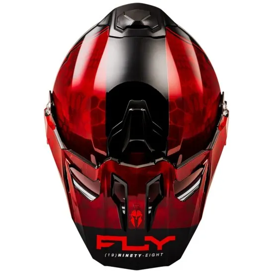 Ендуро каска FLY RACING Trekker Conceal-Red/Black – каска с двойна EPS защита и вентилационна система
