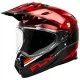 Ендуро каска FLY RACING Trekker Conceal-Red/Black – каска с двойна EPS защита и вентилационна система