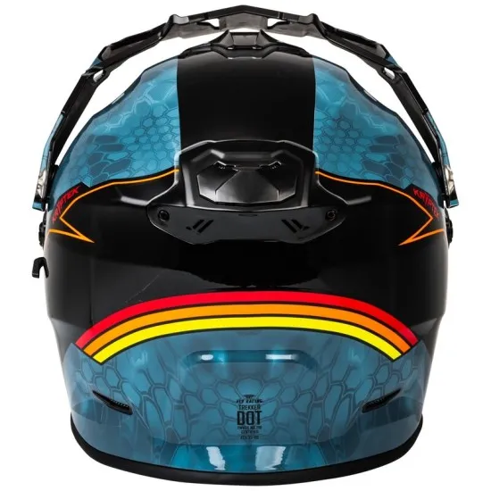 Ендуро каска FLY RACING Trekker Conceal-Slate/Black/Red – двойна EPS защита и вентилационна система
