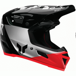 Мотокрос каска THOR REFLEX SPORT STRIKE BLACK/RED MIPS