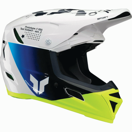 Мотокрос каска THOR Reflex Sport Strike Navy/Acid MIPS с Koroyd и MIPS технологии