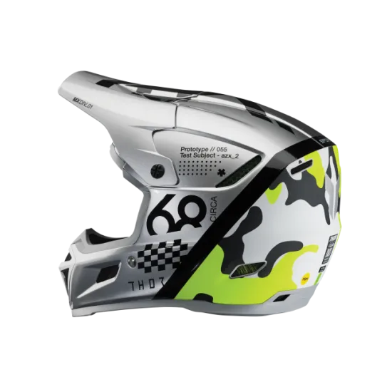 Мотокрос каска THOR Reflex Sport Riot Gray/Acid MIPS с Koroyd® и MIPS® технологии
