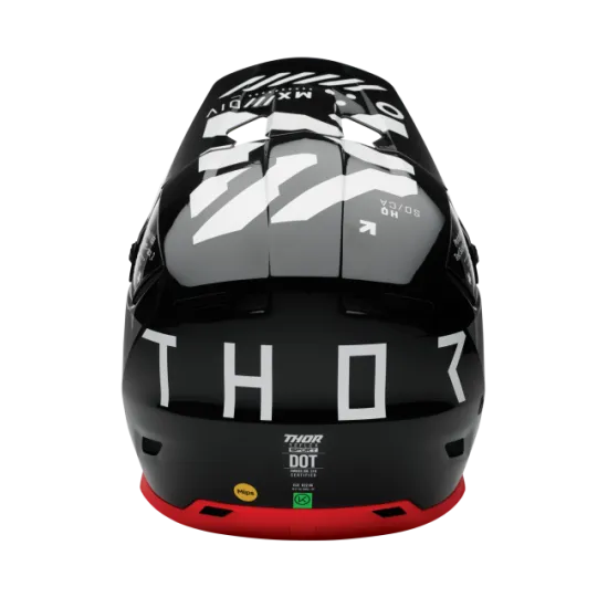 Мотокрос каска THOR Reflex Sport Strike Black/Red MIPS с Koroyd® и MIPS® технологии