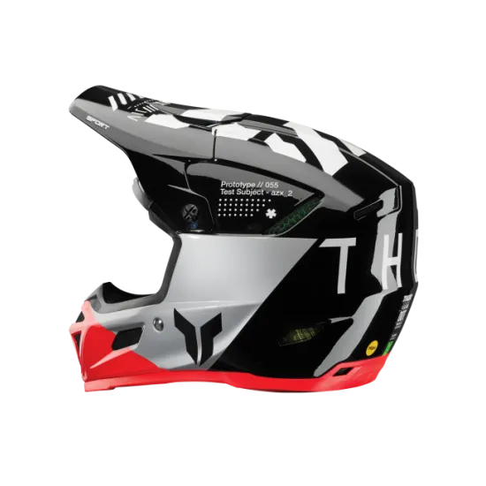 Мотокрос каска THOR Reflex Sport Strike Black/Red MIPS с Koroyd® и MIPS® технологии