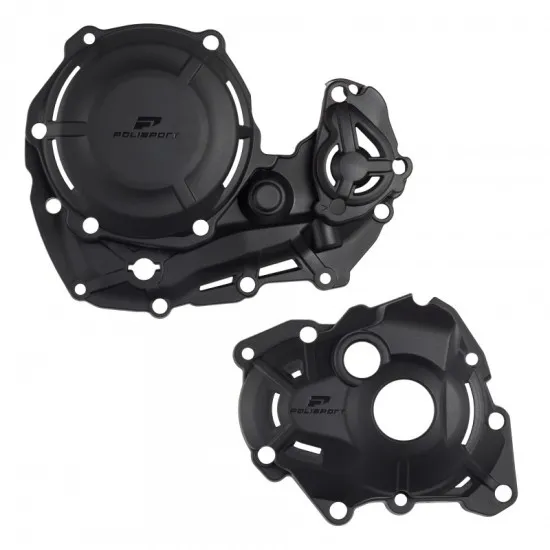 Комплект екстремен протектор за капака на двигателя POLISPORT Extreme Engine Protection Kit Yamaha YZ 450FX / WR 450F 2024 Black - Капаци за двигател от марка Polisport